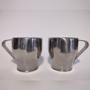 Breville Cafe Roma Espresso Machine ESP8XL Set of 2 Stainless Steel Cups